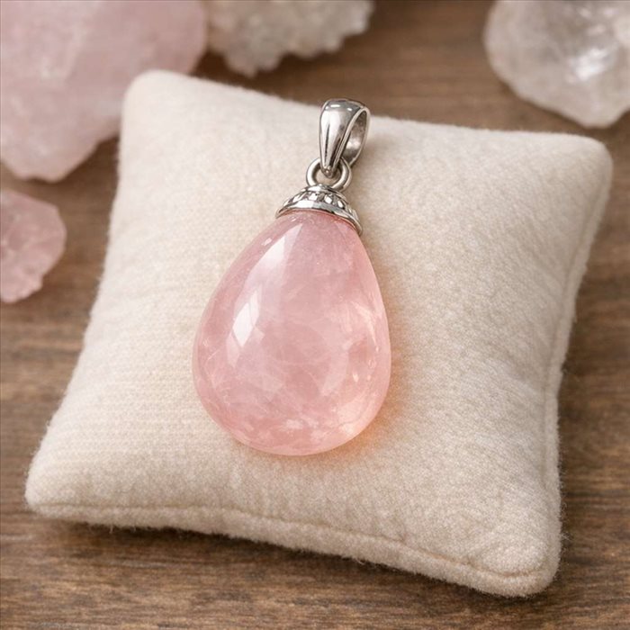 Avantages du Pendentif Quartz Rose Énergétique