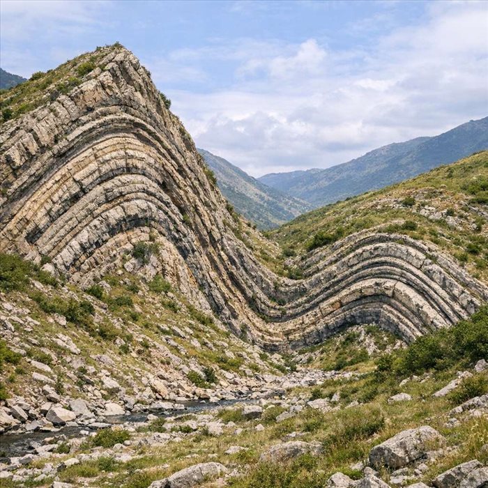 Comment se forment les plis anticlinaux et synclinaux ?