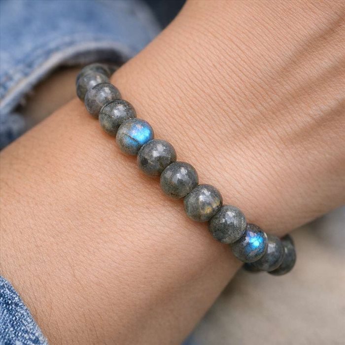 Bracelet Labradorite : Bienfaits et Port au Poignet Gauche
