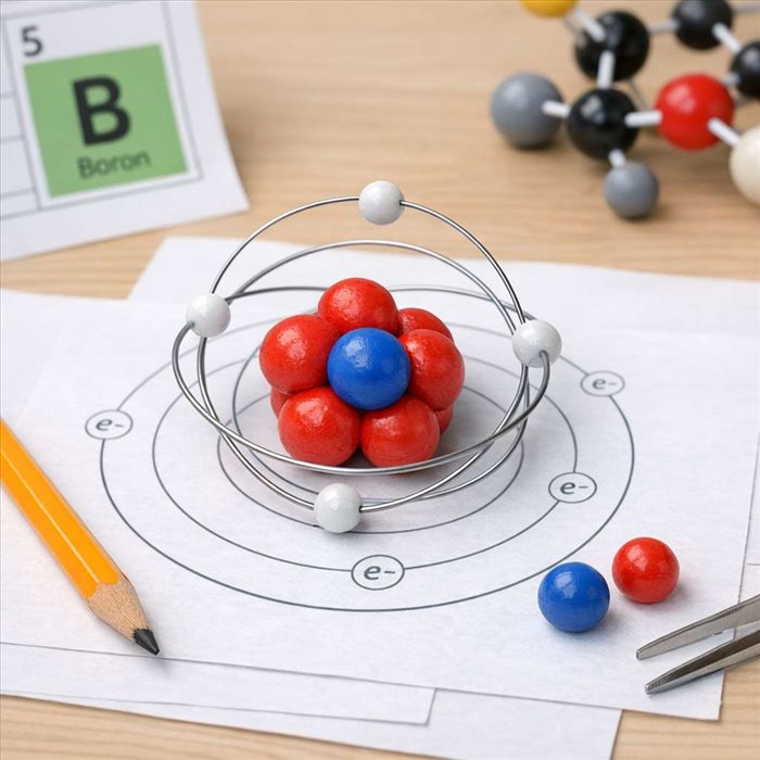 Composition de l’atome de bore : comprendre sa structure simplement