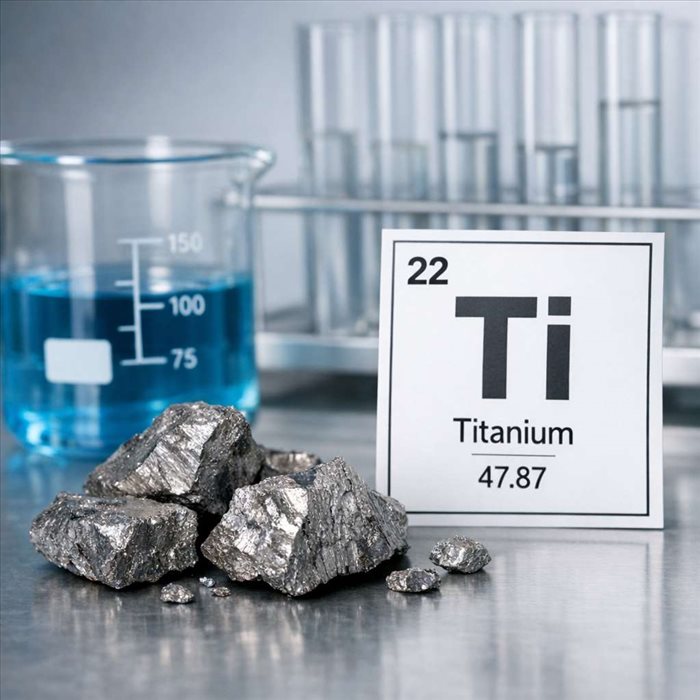 Symbole du titane Ti : origine et propriétés chimiques clés