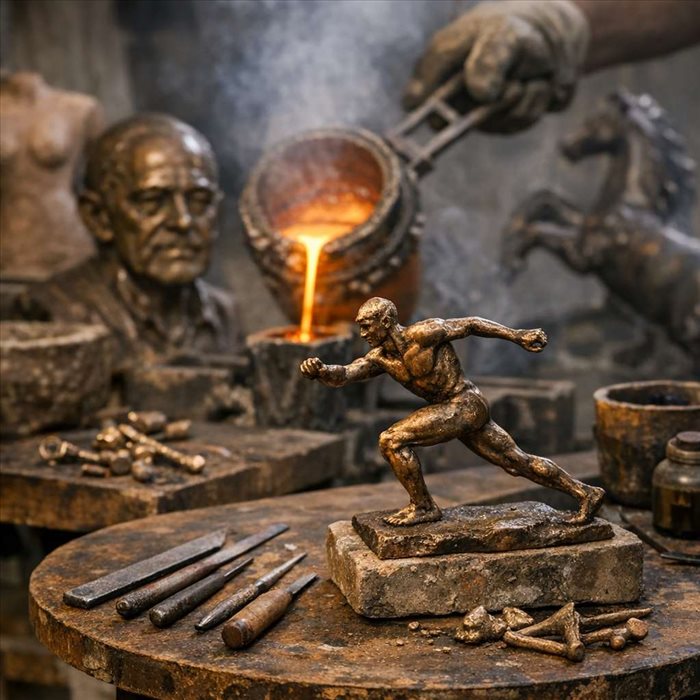 Sculpture en bronze : fabrication, techniques et caractéristiques