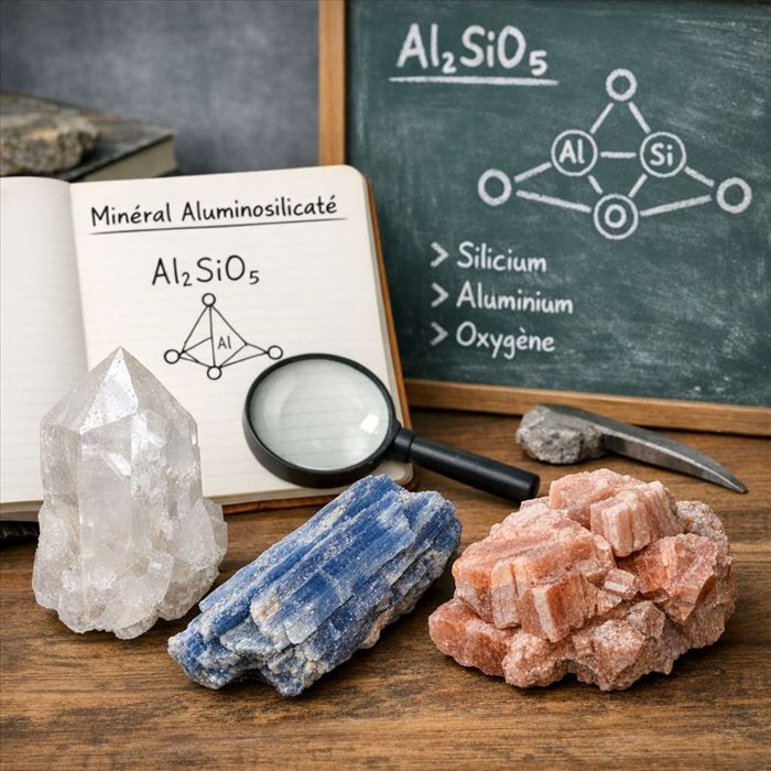 Définition d’un minéral aluminosilicaté : explication simple