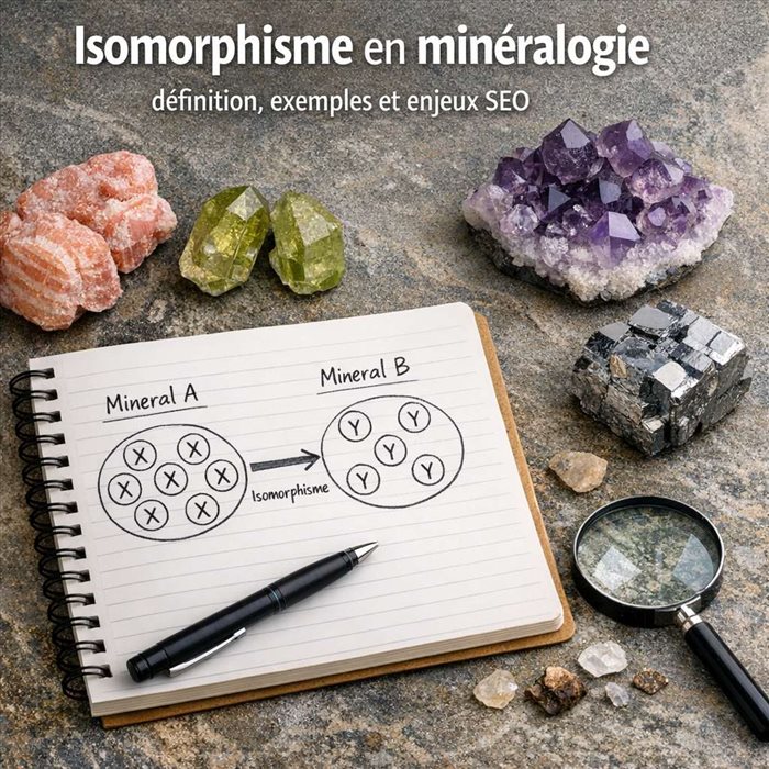 Isomorphisme en minéralogie : définition, exemples et exemples clés