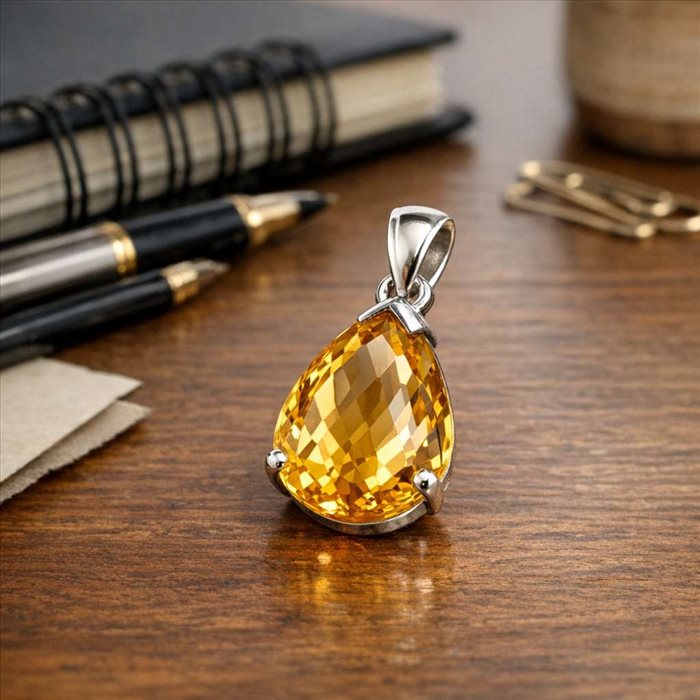 Choisir un Pendentif Citrine : Guide Énergétique Essentiel