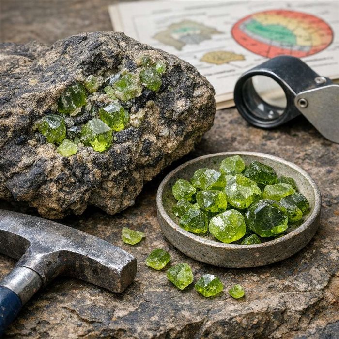 Comment se forme la famille des olivines en géologie ? | Guide complet