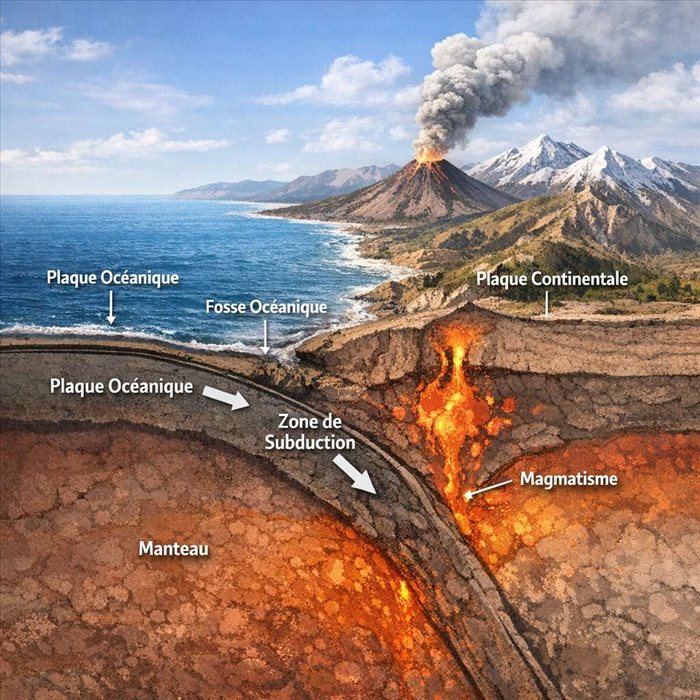 Subduction en géodynamique : comprendre le phénomène des plaques