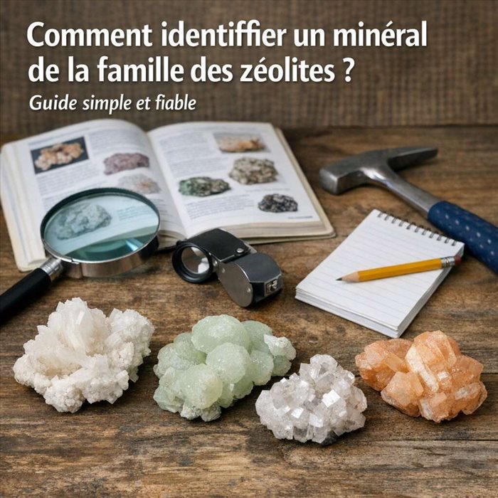 Comment identifier une zéolite : guide pratique et rapide