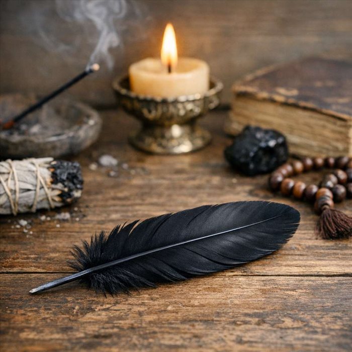 Signification de la plume noire : symboles, traditions et sens