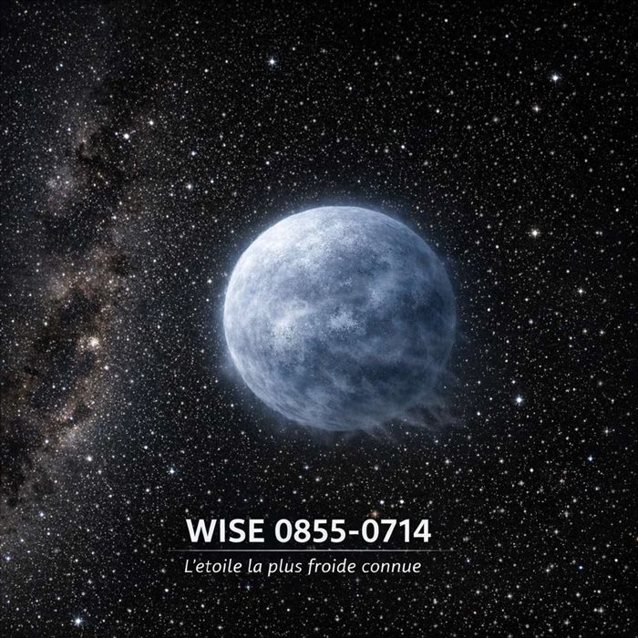 Quelle est l’étoile la plus froide connue ? WISE 0855-0714