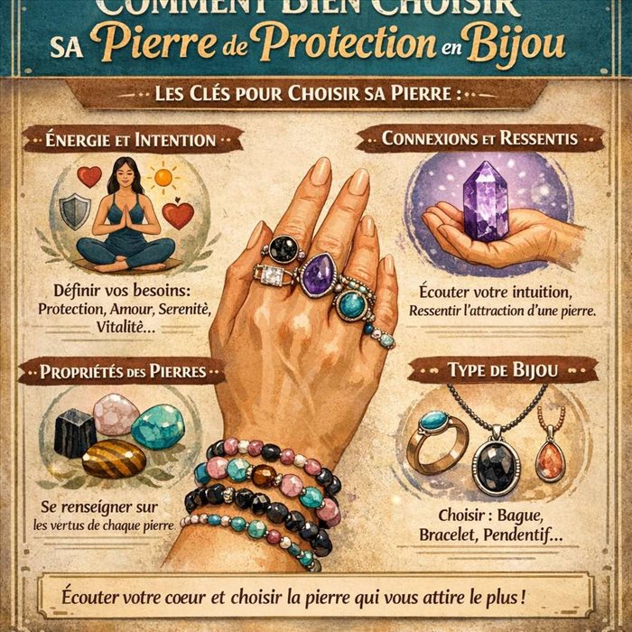 Comment bien choisir sa pierre de protection en bijou ?